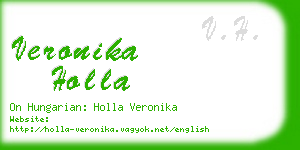 veronika holla business card